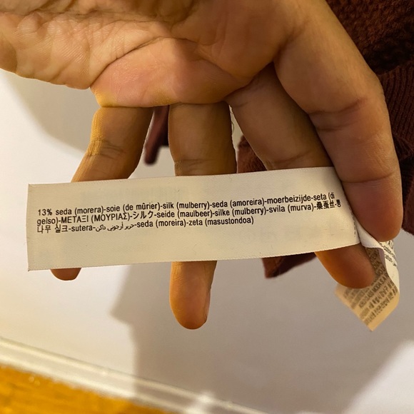 Burgundy Massimo Dutti Sweater - Picture 6 of 8